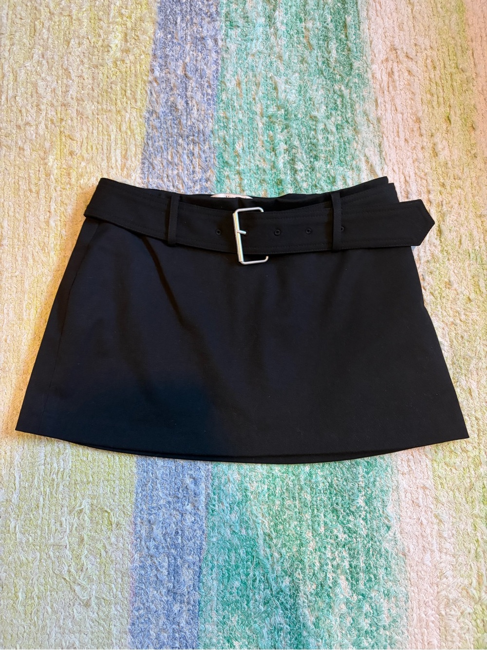 Abercrombie & Fitch Belted Mini Skort